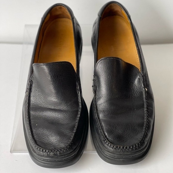 Cole Haan Men\'s Black Leather Nike Air Loafer Slip On Dress Shoes, Sz 10.5M main image 6